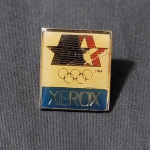 Vtg 1984 XEROX Los Angeles Olympic Games Lapel Pin